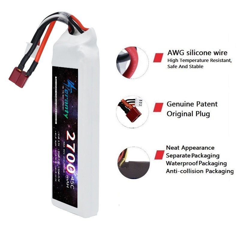 1/3PCS 2S 7.4V Lipo Battery 27 – Drone Battery Lipo recenzja i cena